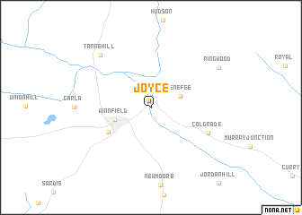 map of Joyce