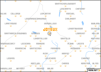 map of Joyeux