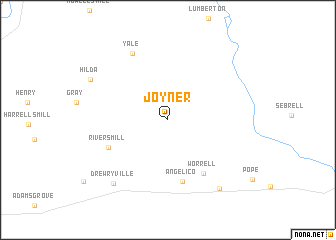 map of Joyner