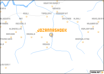 map of Jozannashoek