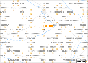 map of Józefatów