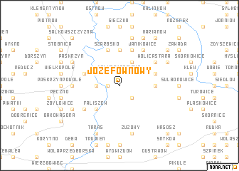 map of Józefów Nowy