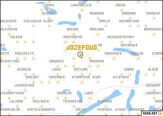 map of Józefowo