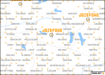 map of Józefowo