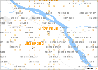 map of Józefowo