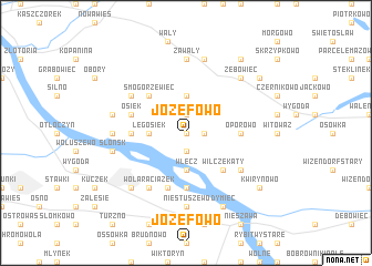 map of Józefowo