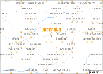 map of Józefowo