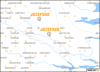 map of Józefowo