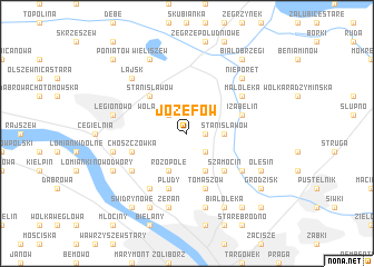 map of Józefów