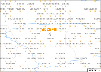 map of Józefów