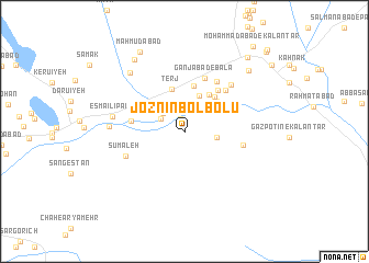 map of Joznīn Bolbolū