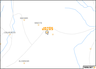 map of Jozos