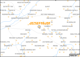 map of Józsefmajor