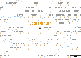 map of Józsefmajor