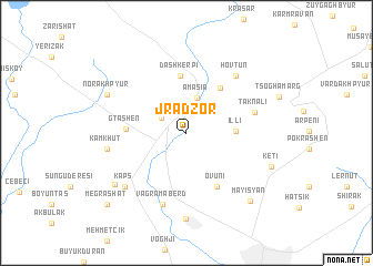 map of Jradzor