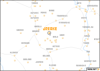 map of Jreake