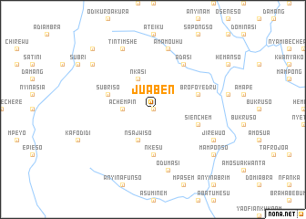 map of Juaben