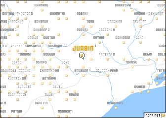 map of Juabin