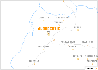 map of Juanacatic