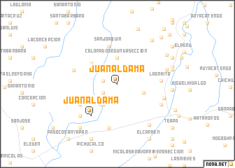 map of Juan Aldama