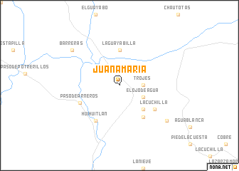 map of Juana María