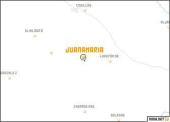 map of Juana María