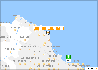 map of Juan Anchorena