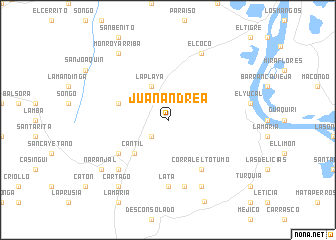 map of Juan Andrea