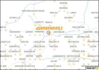 map of Juana Ramírez