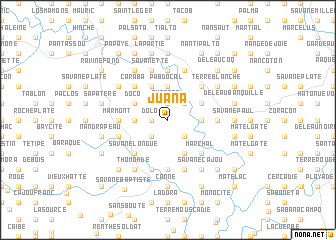 map of Juana