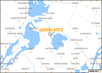 map of Juan Blanco