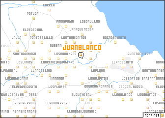 map of Juan Blanco