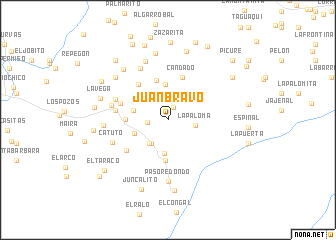 map of Juan Bravo