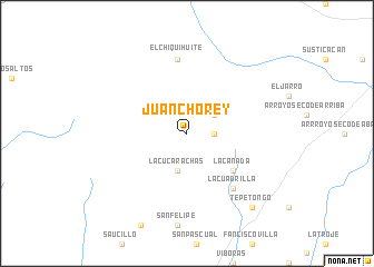 map of Juancho Rey