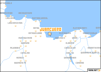 map of Juan Cuero