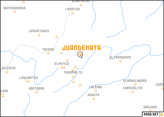 map of Juan de Mata