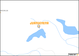 map of Juan de Mena