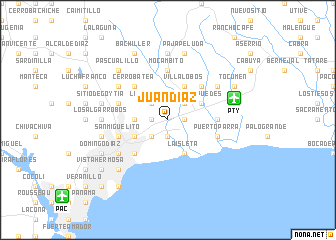 map of Juan Díaz