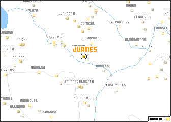 map of Juanes