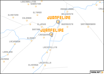 map of Juan Felipe