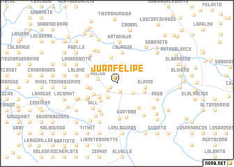 map of Juan Felipe