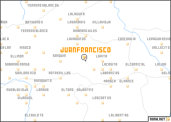map of Juan Francisco