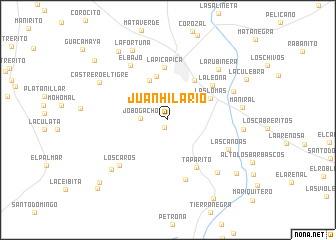 map of Juan Hilario