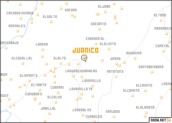 map of Juanico