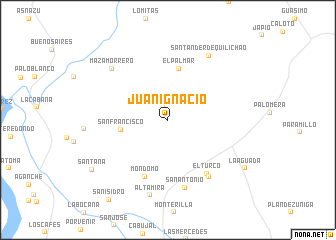 map of Juan Ignacio