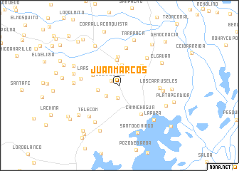 map of Juan Marcos
