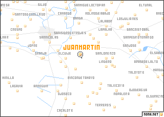 map of Juan Martín