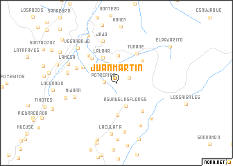 map of Juan Martín