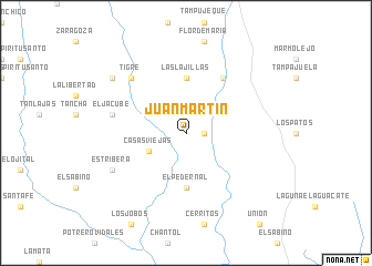 map of Juan Martín