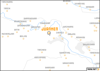 map of Juanmen